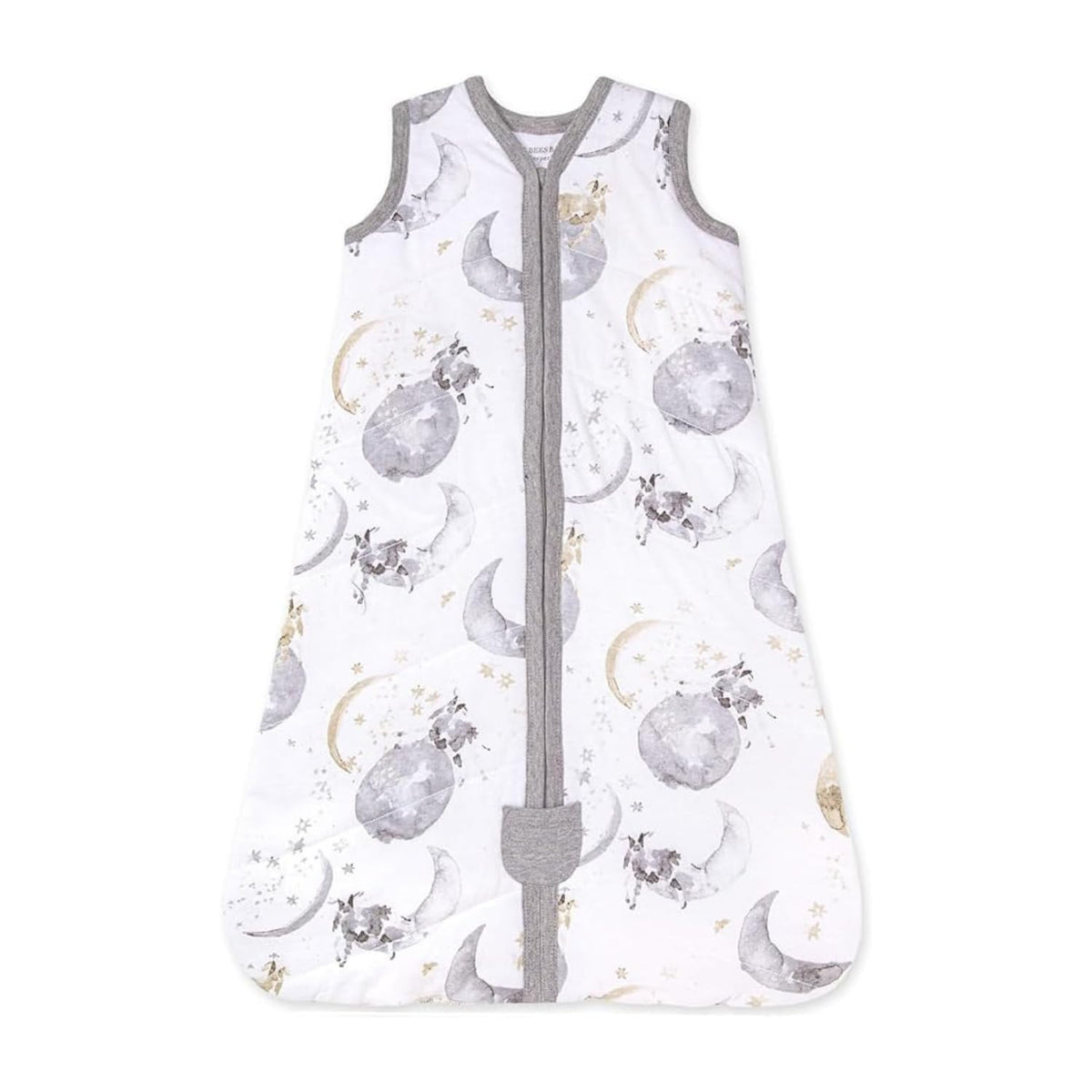 Burt's Bees Baby Saco de Dormir de Algodón Orgánico - Peso medio (1,5 TOG) - Blanco - Grande
