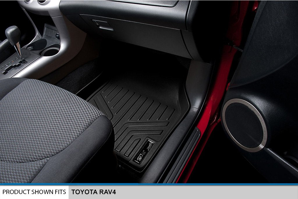 SMARTLINER - Juego de Alfombrillas de 2 Filas para Toyota RAV4 2006-2012