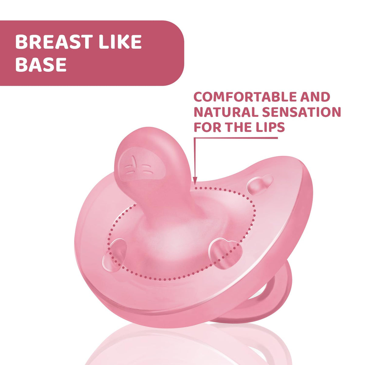 Chicco PhysioForma Chupón de Silicona 6-16 Meses, Pack de Chupones Suaves y Delicados, Apoyan la Respiración Fisiológica y Favorecen el Desarrollo Correcto de la Boca, Rosa