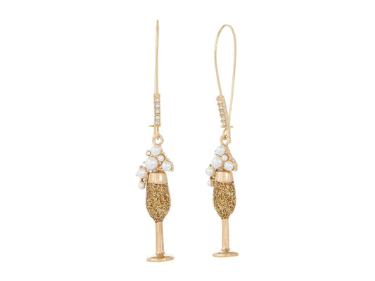 Betsey Johnson - arete de flores sin juego