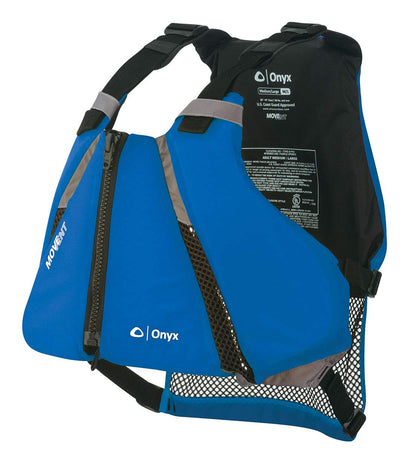 Onyx MoveVent Chaleco Salvavidas Curvo para Deportes de Remo - Azul - Mediano - Grande - Chaleco