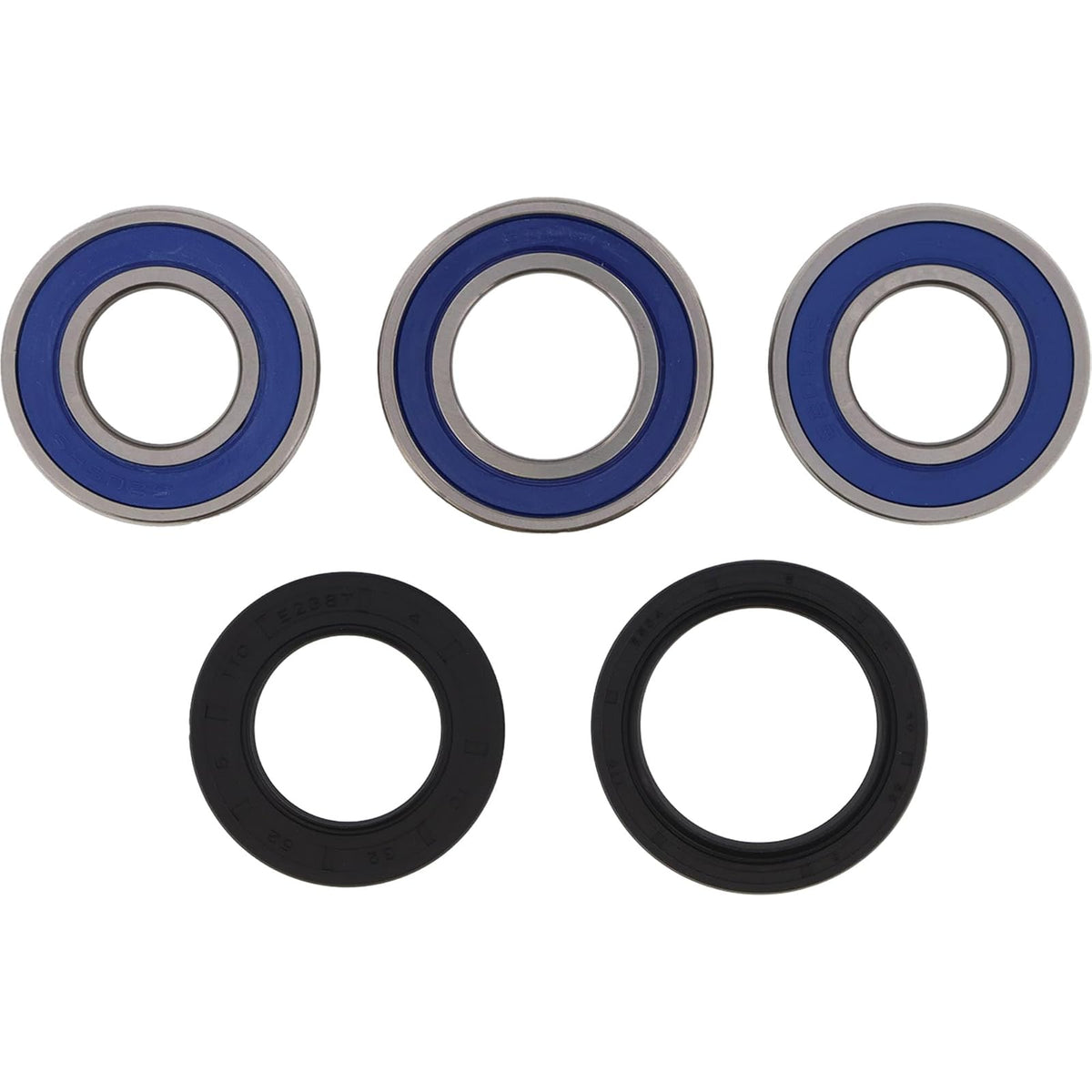 All Balls Racing Juego de Sellos de Rodamientos de Rueda Compatible con Kawasaki Z H2 2020-2022, Z H2 SE 2022, Z1000 2003-2009, ZX10R 2011-2019, Rojo, 25-1111