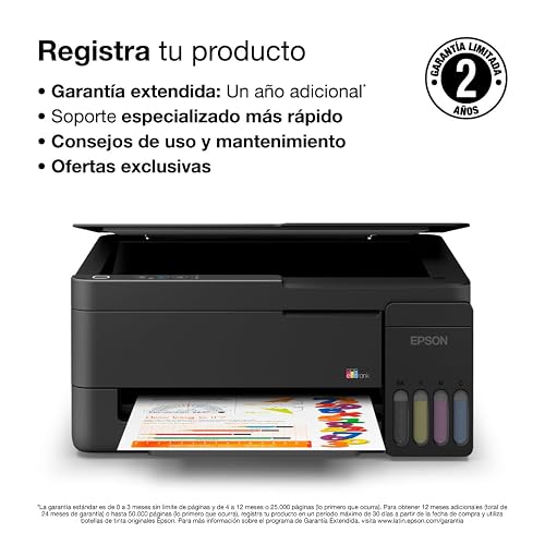 Epson Impresora Multifuncional Ecotank a Color, L3310 Solo conexión USB