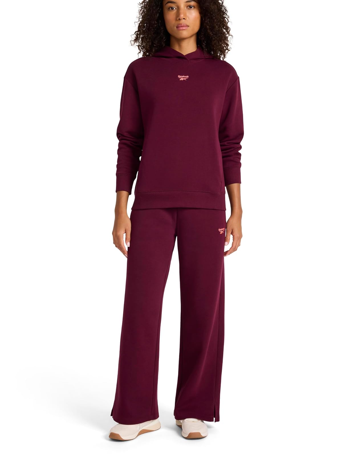 Reebok Conjunto Deportivo Swift con Capucha para Mujer - XXL - Cereza Negra
