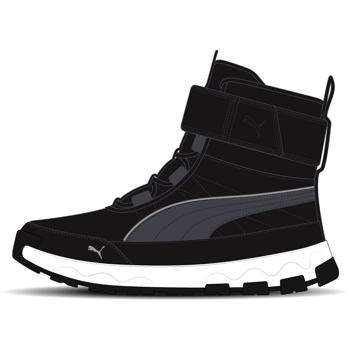 PUMA Evolve Botas de cierre alternativo para niños