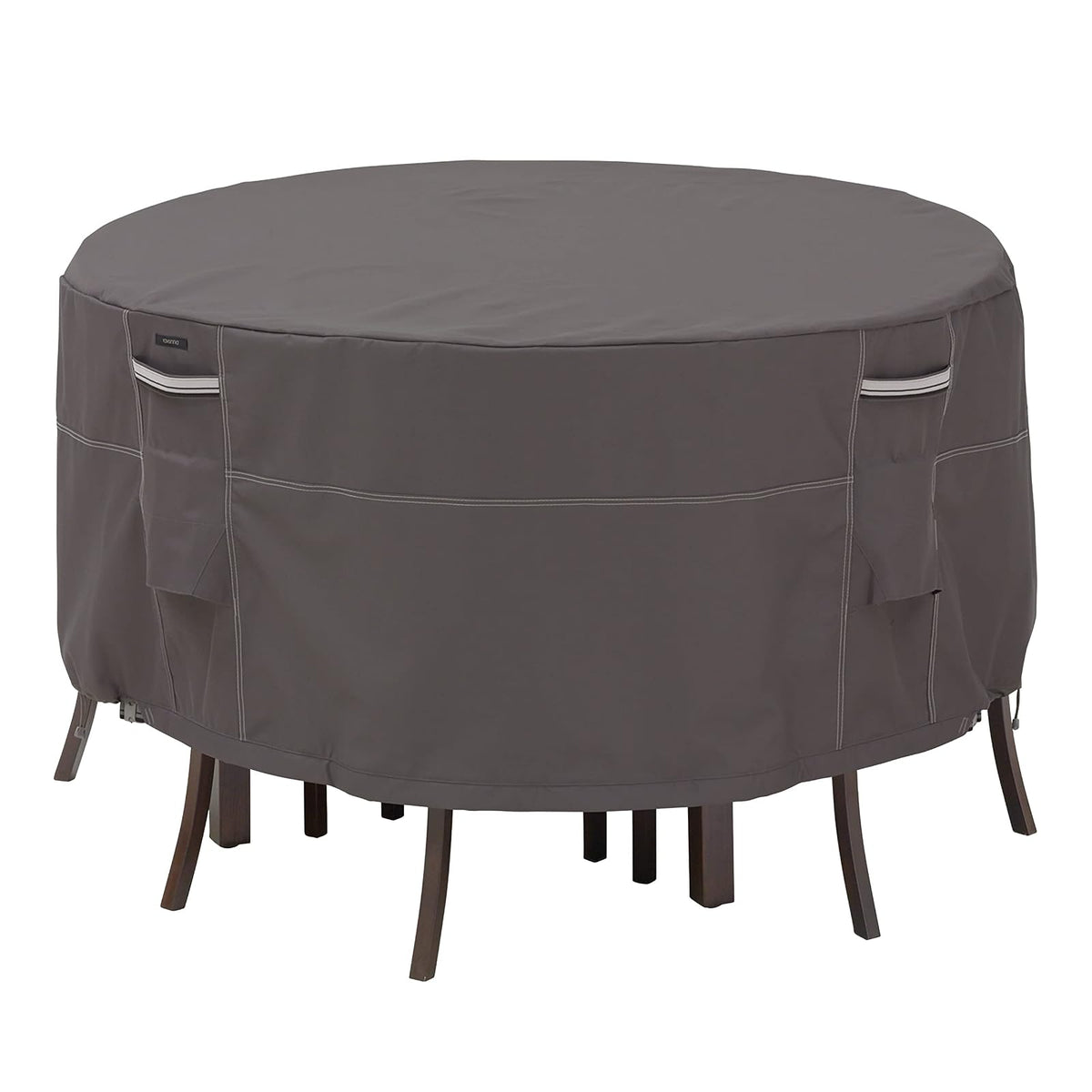 Classic Accessories Ravenna - Juego de Mesa y Silla Redonda Resistente al Agua de 60 Pulgadas de Alto, Mesa y Silla para Exteriores