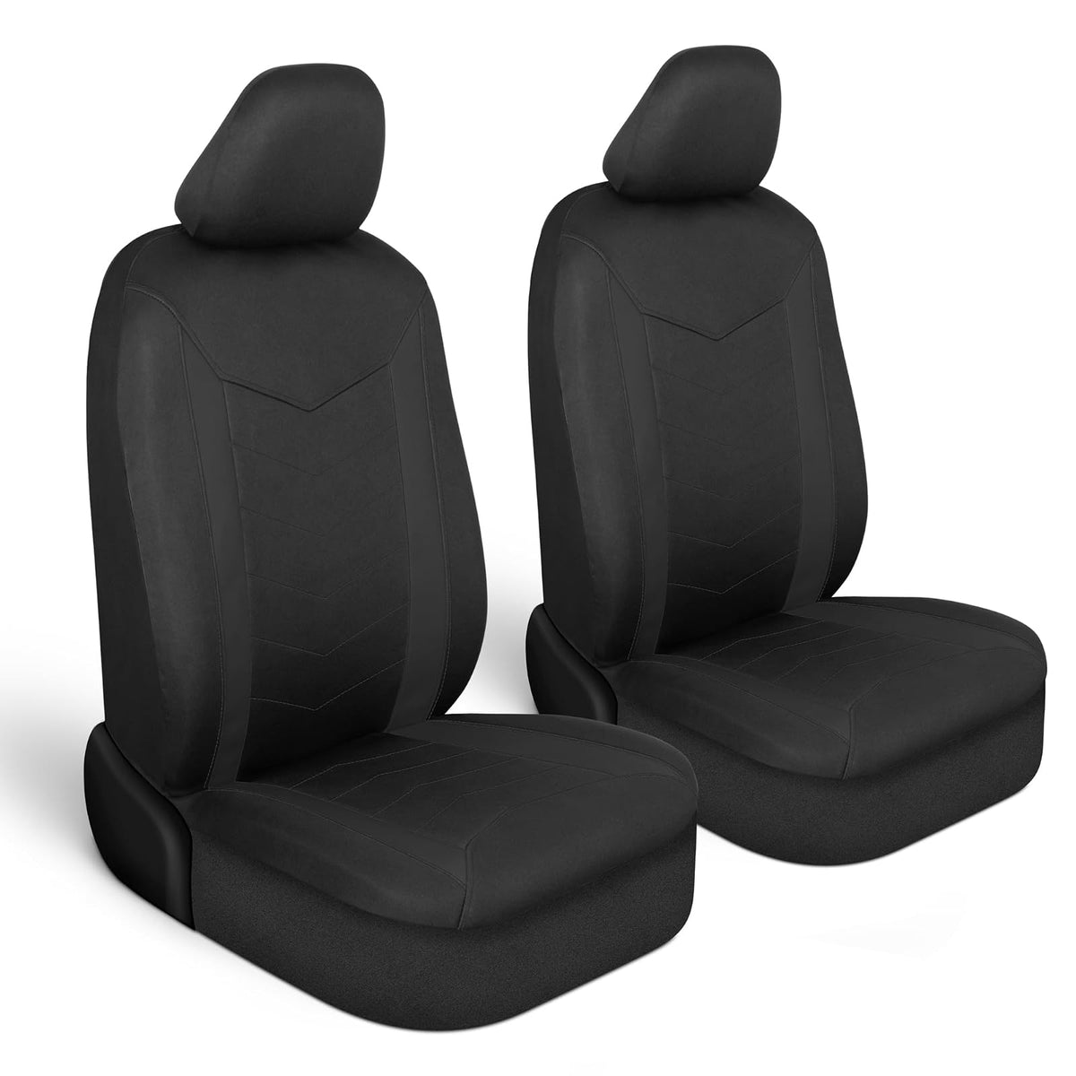 Motor Trend SpillGuard 2 Funda de Asiento Negro para Automóviles y Asiento para Camión – Forros para Asientos de Carro