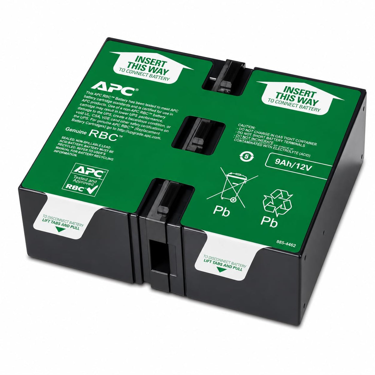 APC APCRBC124 UPS Cartucho de batería de Repuesto para BR1000G y Seleccionar Otros, Negro, n/a