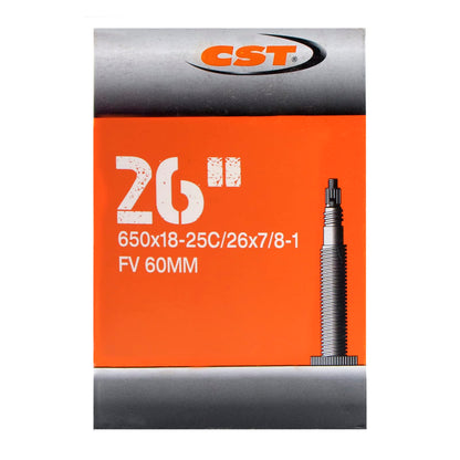 CST Cámara 650x18/25C (18/25-650) para Bicicleta de Ruta | Válvula Fina 60 mm | Resistente y Confiable ‍