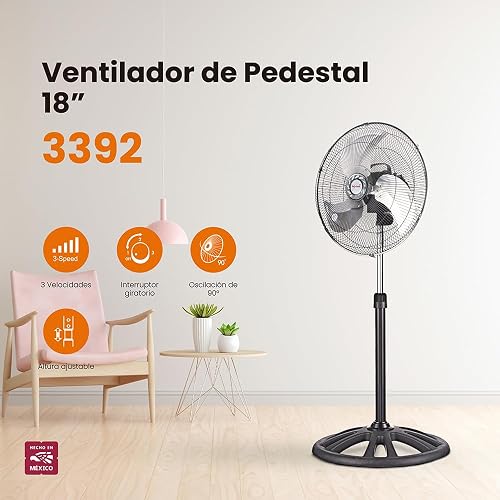 3392K1 VENT. PEDESTAL 18" MYTEK