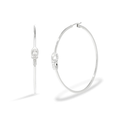 COACH - arete de corazón esmaltado - Una talla - plata