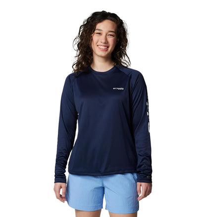 Columbia Tidal tee II - Sudadera con Capucha de Manga Larga para Mujer