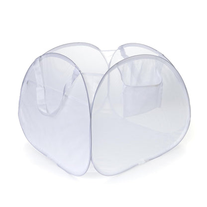 Pro-Mart DAZZ Deluxe Pop-Up Hamper, Pyramid, White