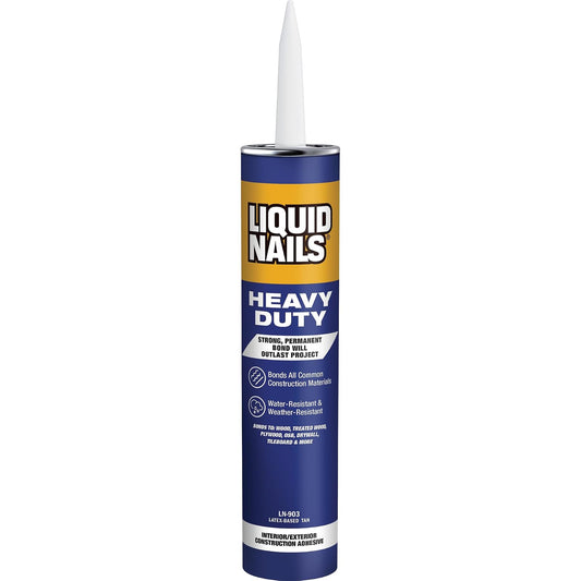 Liquid Nails LN903 10-Ounce Heavy-Duty Liquid Nails Construction Adhesive