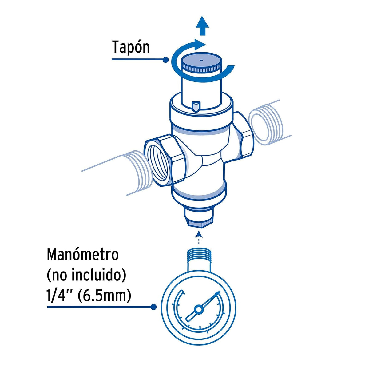 Foset VARP-3/4, Válvula reductora de presión 3/4"