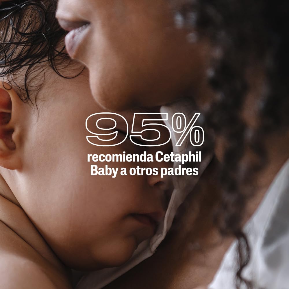 Cetaphil Baby Loción Hidratante Facial y Corporal Piel Sensible 300 ml | Hidrata y protege piel delicada del bebé por 24 h, con glicerina y manteca de karité, libre de parabenos y aceites minerales.