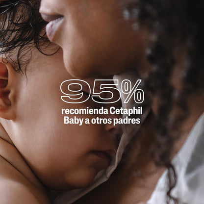 Cetaphil Baby Baño Líquido Rostro Cuerpo Cabello Bebés Piel Sensible 300 ml | Con glicerina y pantenol, limpia sin resecar, ayuda a nutrir, pH y fórmula sin lágrimas desde recién nacido.