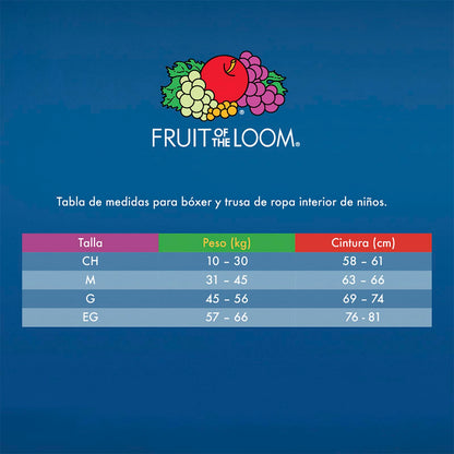 Fruit of The Loom Moderno Bóxer Niños