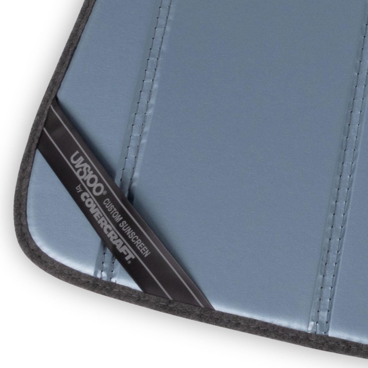 Covercraft Blue UVS100 Custom - Protector Solar metálico UV11594BL | Compatible con Corolla 2019-2027 (solo Hatchback 2019) y GR Corola 2023-2027. Ajuste personalizado para tu parabrisas.