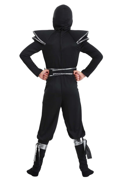 Disfraces de California Ninja Warrior – Niño Disfraz, Negro, Pequeño