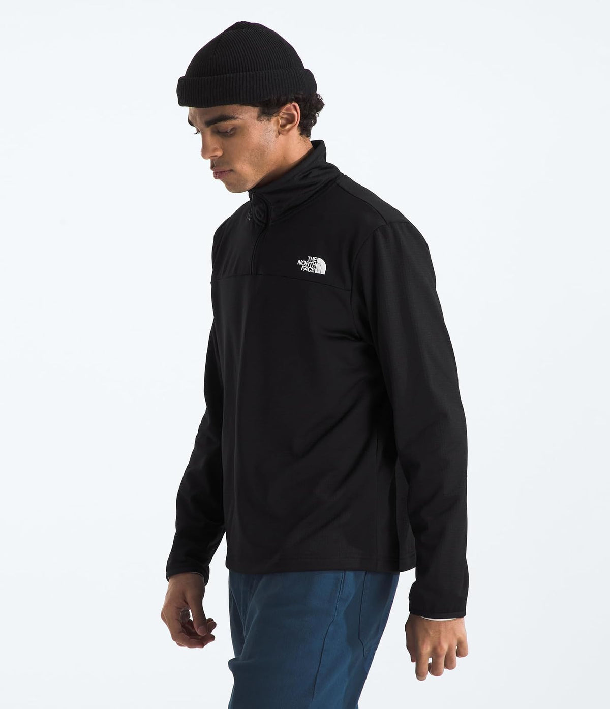 The North Face Cedar Trail Grid - Forro Polar con Cierre de 1/4 para Hombre