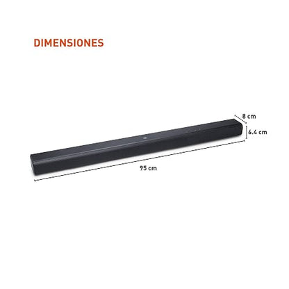 JBL Cinema SB580 Barra de Sonido y Subwoofer 3.1 Bluetooth, 440W de Potencia, Dolby Atmos, con HDMI, HDMI eARC - Negro