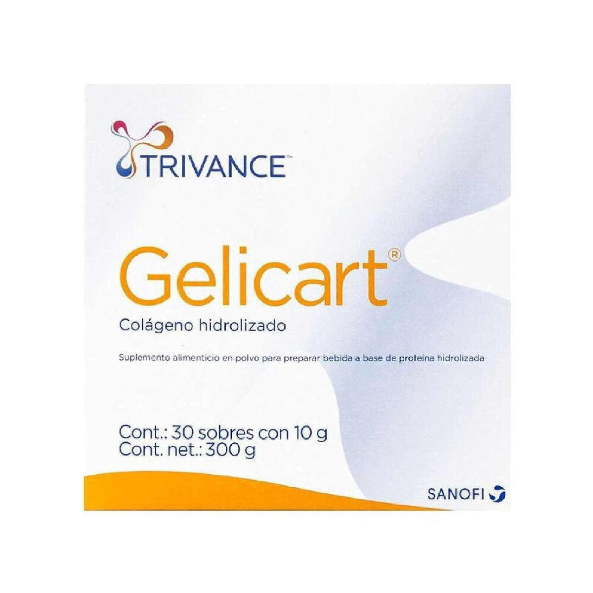 Gelicart Action Colágeno Hidrolizado en Polvo, 30 Sobres de 20 g - Sin sabor - 1 Caja x 30 Sobres