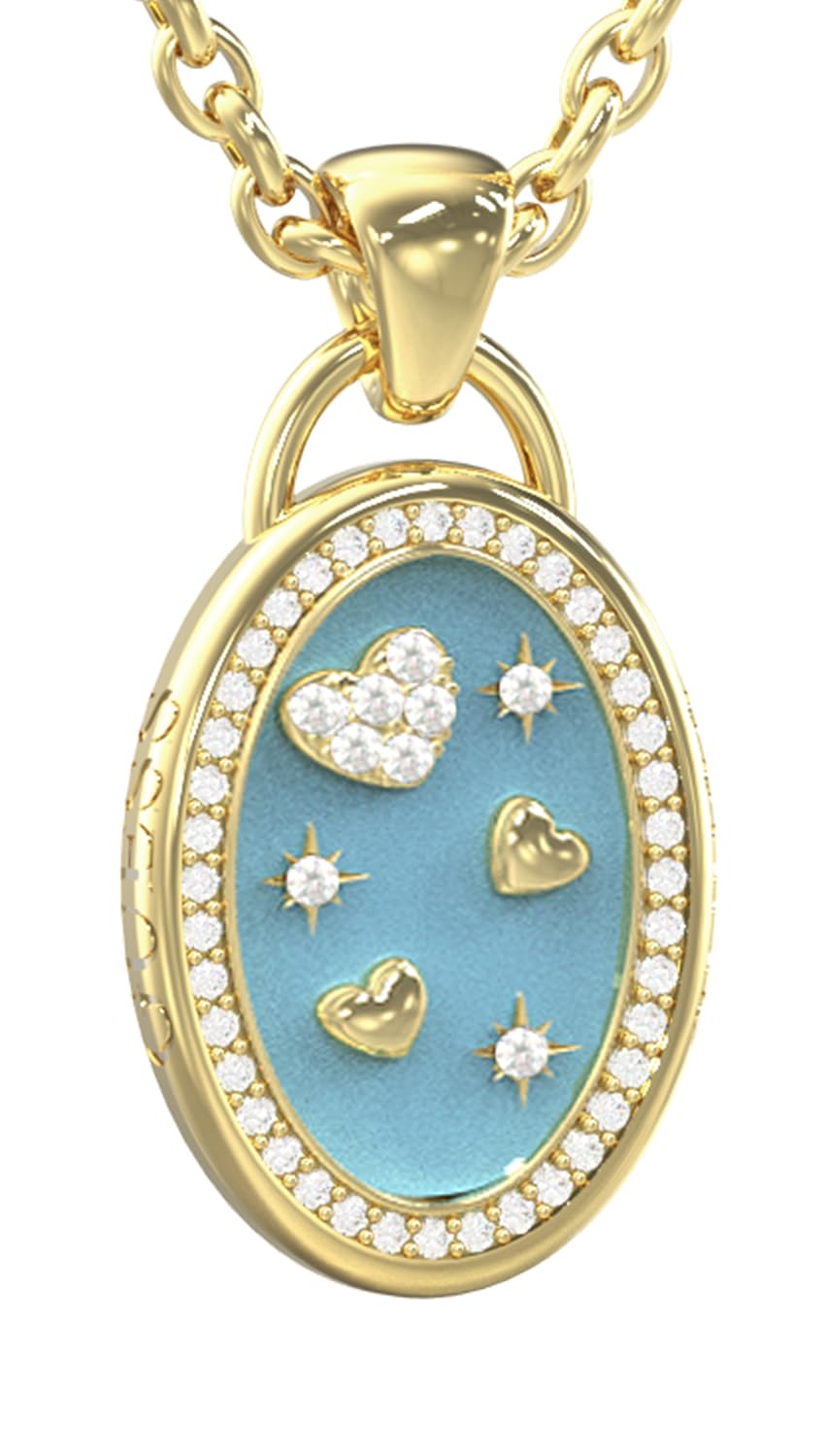 GUESS Collar para Mujer LOVE BITES color Dorado