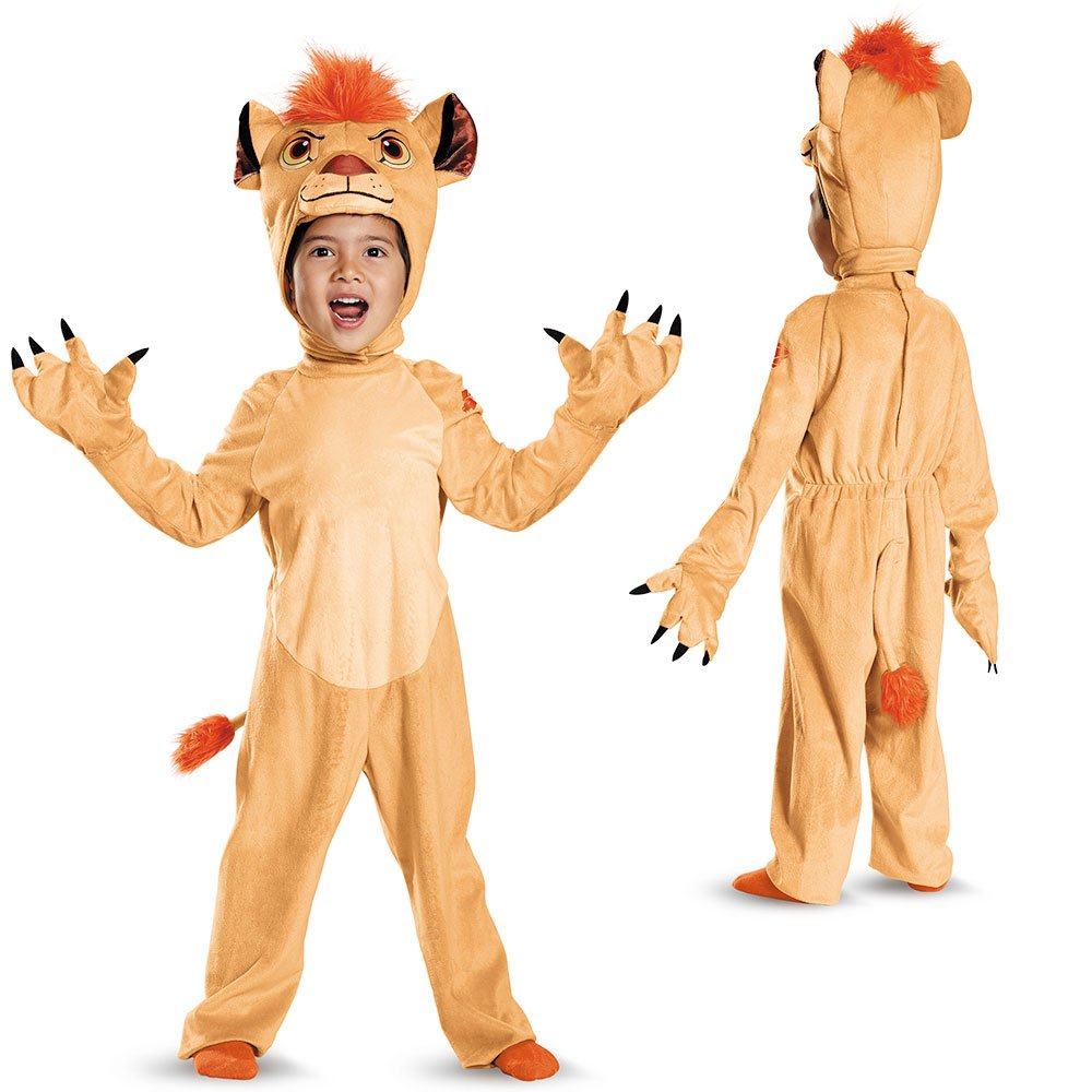 Disfraz de Disney Junior Kion León Guard Deluxe para niños pequeños, L (4-6)