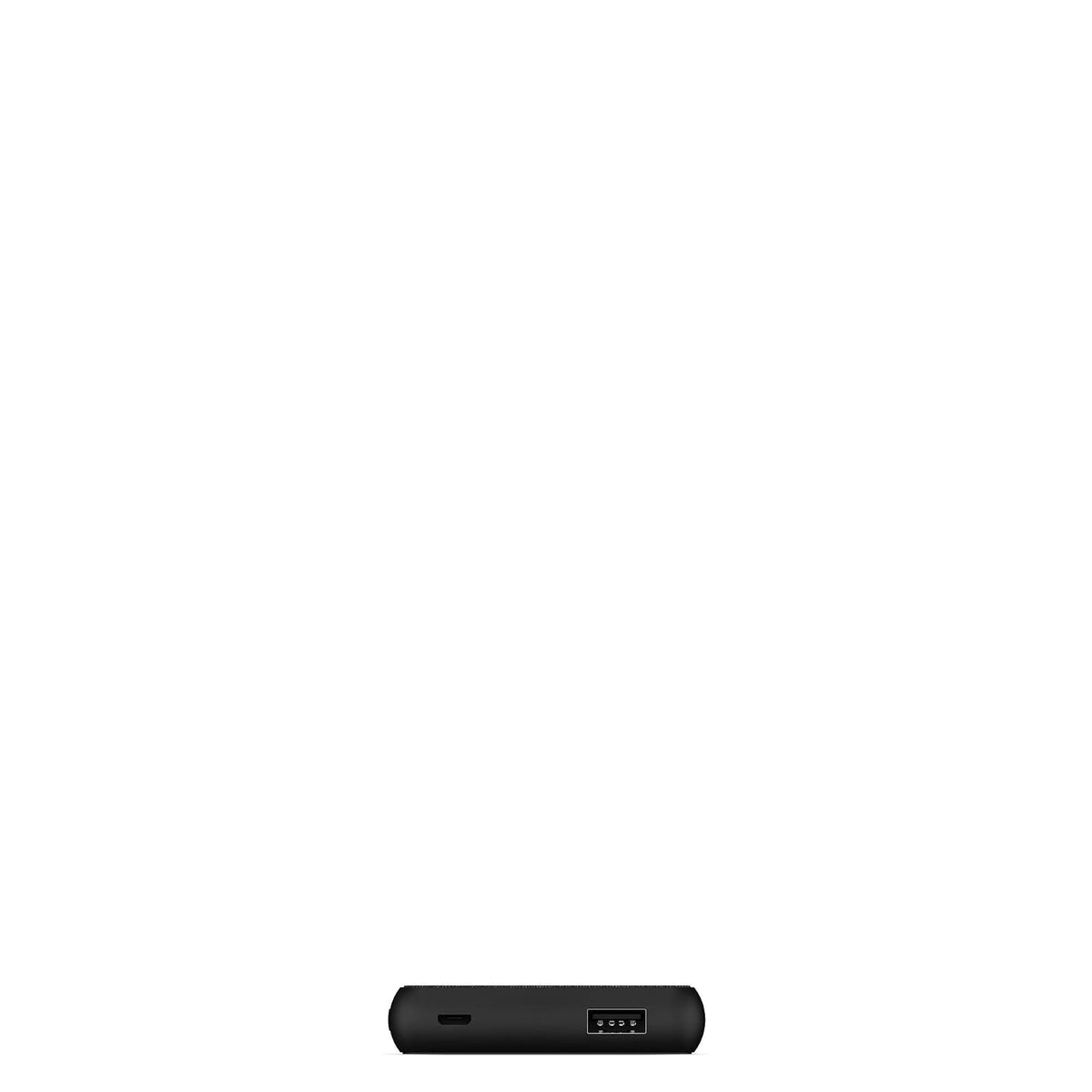 Mophie POWERSTATION Plus (6,000mAh) with Built-in Micro USB & Lightning Cable + Extra USB-A Charging Port - Black