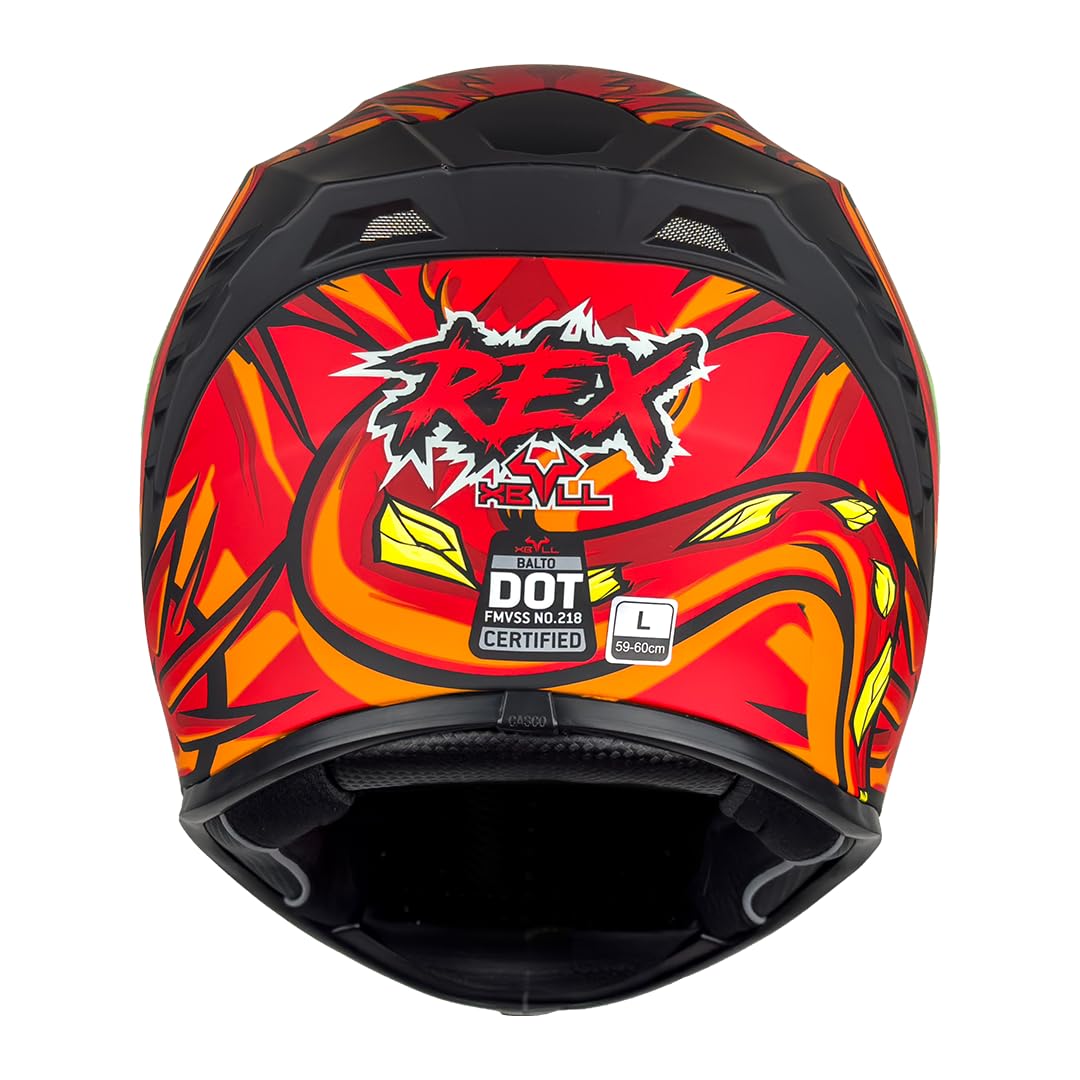 KOV XBULL Casco BALTO Rex Rojo XXL