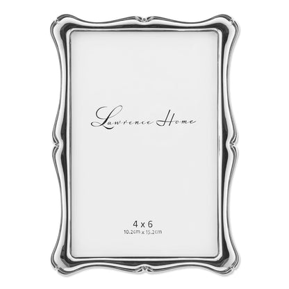 Lawrence Frames Marco de Fotos de Metal Plateado - 10.16 x 15.24 cm (4x6 pulg) - plateado