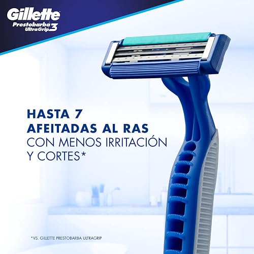 Gillette Rastrillo para Afeitar Desechables, Paquete de 8 Unidades