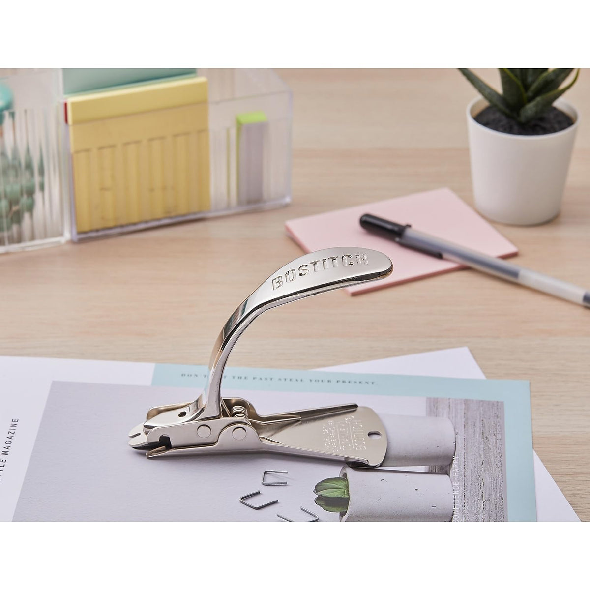 BOSTITCH G27W Quitagrapas, color negro, Chrome Heavy Duty