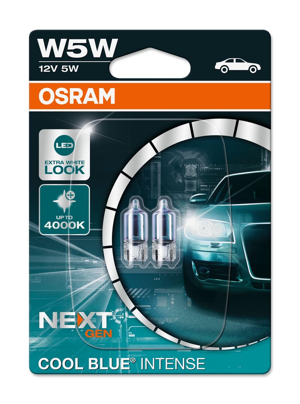 OSRAM Foco Xenón D2S Cool Blue Intense Xenarc - W5W - Double Blister
