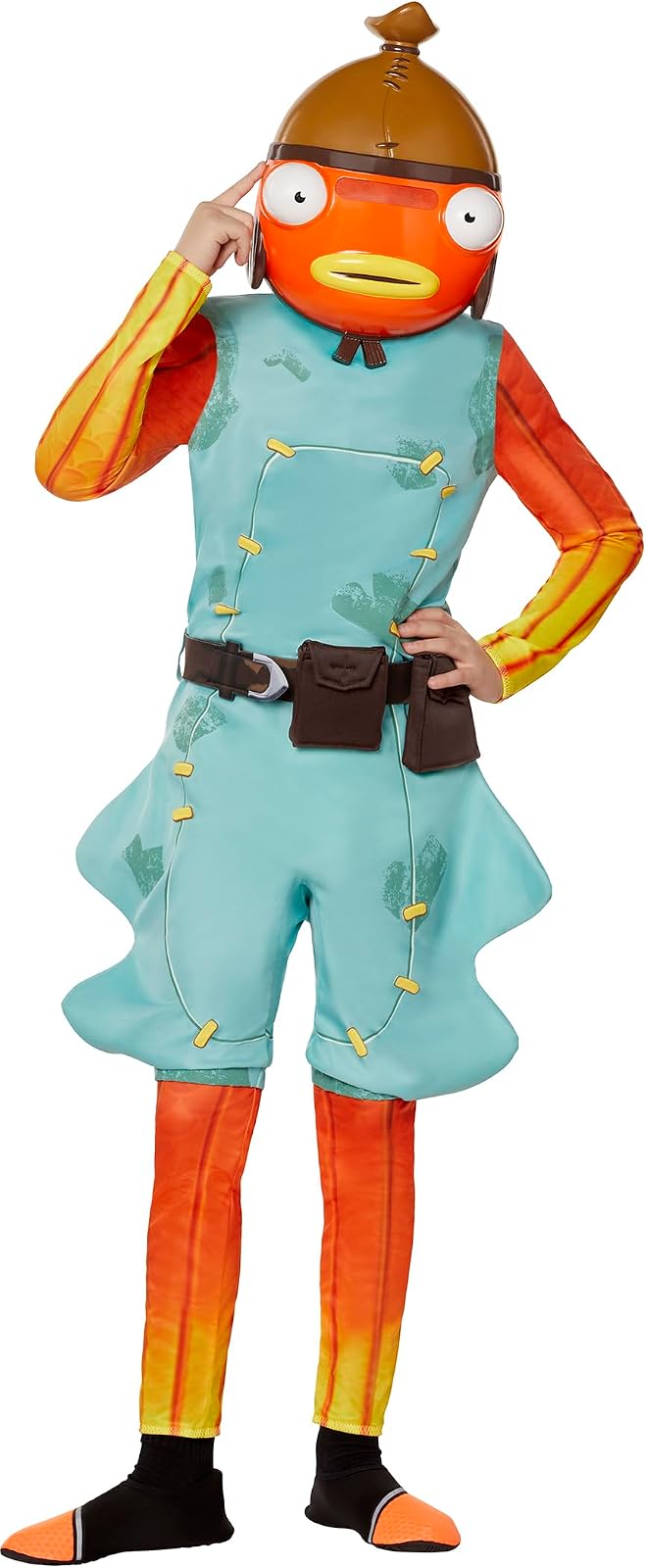 InSpirit Designs Fortnite - Disfraz juvenil de palo de pescado naranja, XL