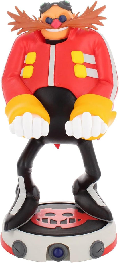 Exquisito Juego: Sonic The Hedgehog: Dr. Eggman - Driver Original y Soporte para teléfono, Soporte de Dispositivo Coleccionable, Figura Oficial