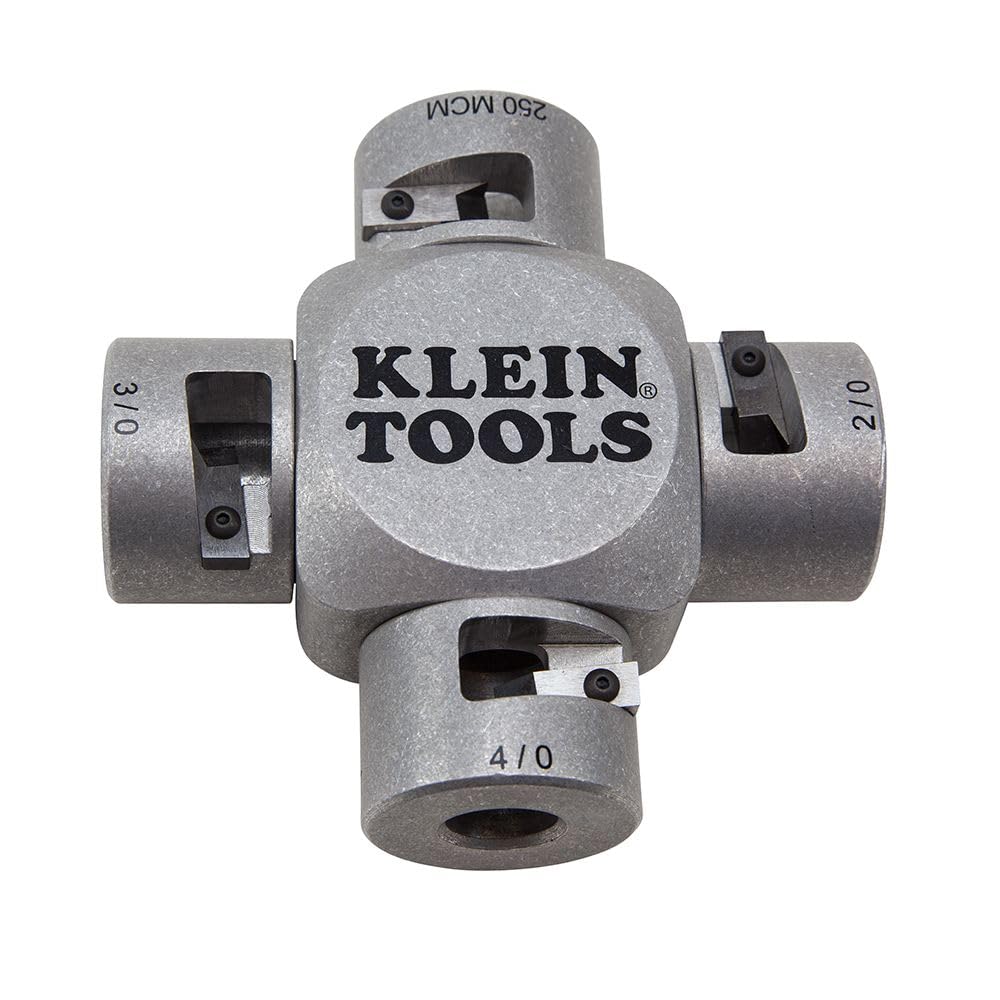 Klein Tools 21051 Pelacables gran calibre de cable (2/0-250 MCM) - 2 - 0 - 250 MCM - Stripper