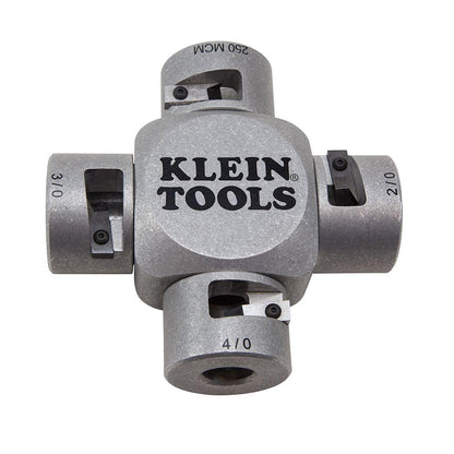 Klein Tools 21051 Pelacables gran calibre de cable (2/0-250 MCM) - 2 - 0 - 250 MCM - Stripper