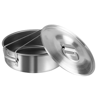 Ekco | Flanera con Tapa Bakers Secret Aluminio 18 cm | Molde con tapa, Baño maría, Calor uniforme, Postres caseros, Repostería, Resistente al calor, Fácil desmolde