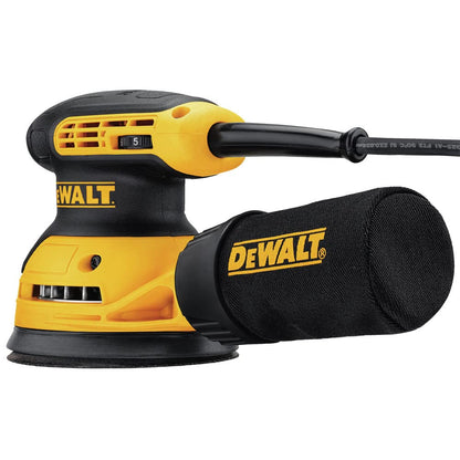 DEWALT Lijadora Orbital 5" (127mm) 280W con Bolsa de Herramientas, DWE6423K | Lijadora Orbital 5" (127mm), Incluye Bolsa de Herramientas, 280W