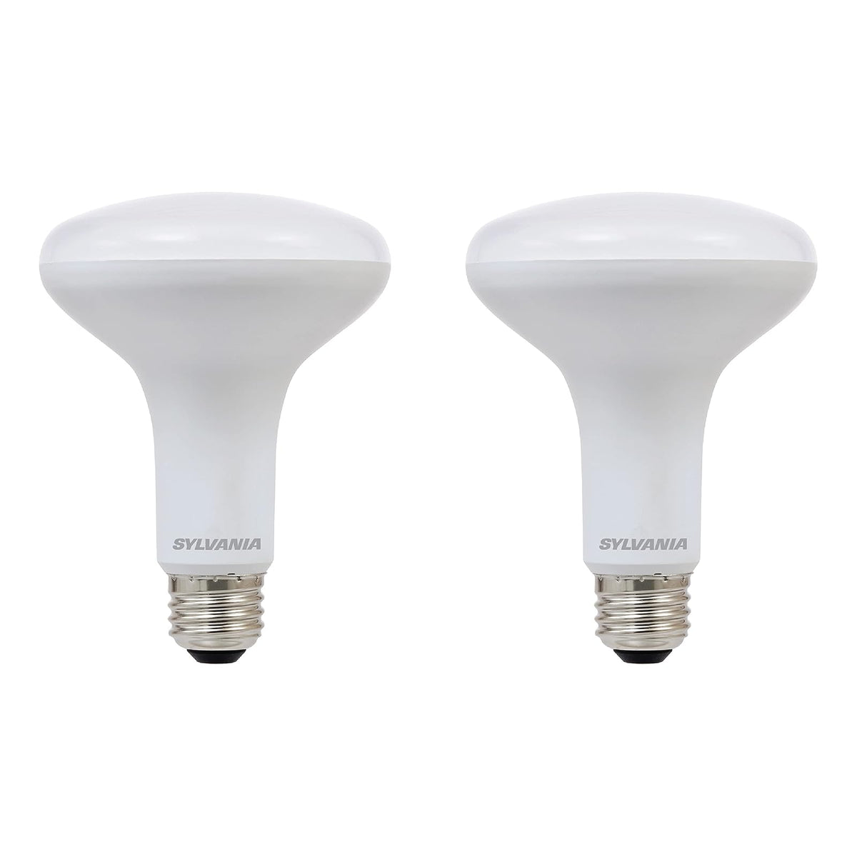 SYLVANIA - foco LED de inundación, equivalente a 65 W BR30, eficiente 8 W *, 10 años, regulable, acabado esmerilado, 650 lúmenes, blanco (40337), 2 unidades (paquete de 1)