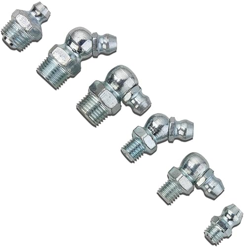 NEIKO 50463A Surtido de accesorios de grasa hidráulica | 110 piezas | SAE | Incluye accesorios Zerk rectos y angulares
