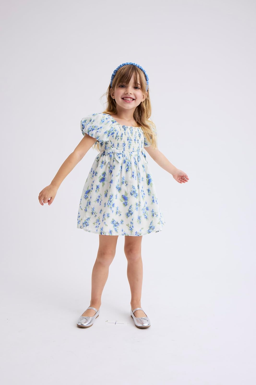 The Children's Place Vestido de Patinador teñido Anudado para niñas pequeñas, Paquete de 2 Vestido Informal para Niñas