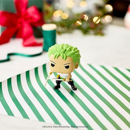 Funko Pop! Animation: One Piece - Zoro - 1 in 6 Chance of Rare Chase | Mercancía Oficial de Anime - Figura de Vinilo Coleccionable para Decoración - Regalo de Cumpleaños para Fans