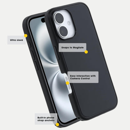 OtterBox - Funda para iPhone 16 Symmetry Series - Corteza de Abeto