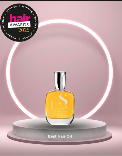 Alfaparf Milano Semi Di Lino Sublime Cristalli Liquidi The Original - Suero Iluminador y Protector TÉRMICO para el Cabello, Brillo Extremo Todo Tipo de Cabello, 15 ml