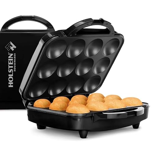 Holstein Housewares HU-09006B - Máquina hacer para cupcakes, Negro, 1