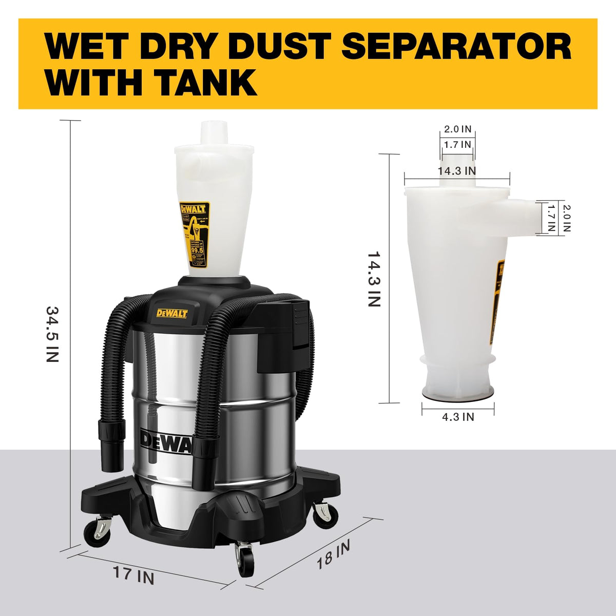 Dewalt Cyclone Dust Collector Dxvcs003 Concrete Cartridge