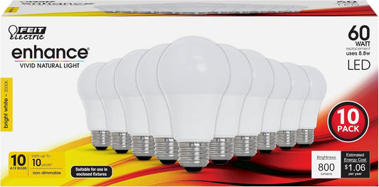 FEIT ELECTRIC OM60/930CA10K/10 60W A19 3K foco LED